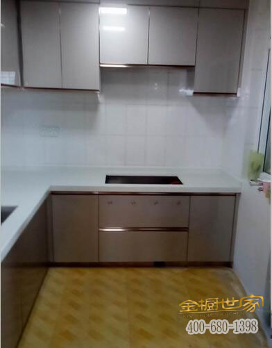 小廚房櫥柜效果圖，濃縮是精華